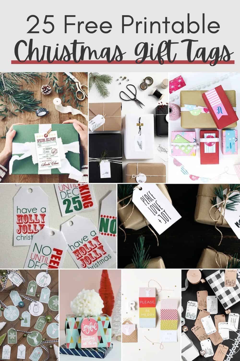Christmas Free Printable Tags