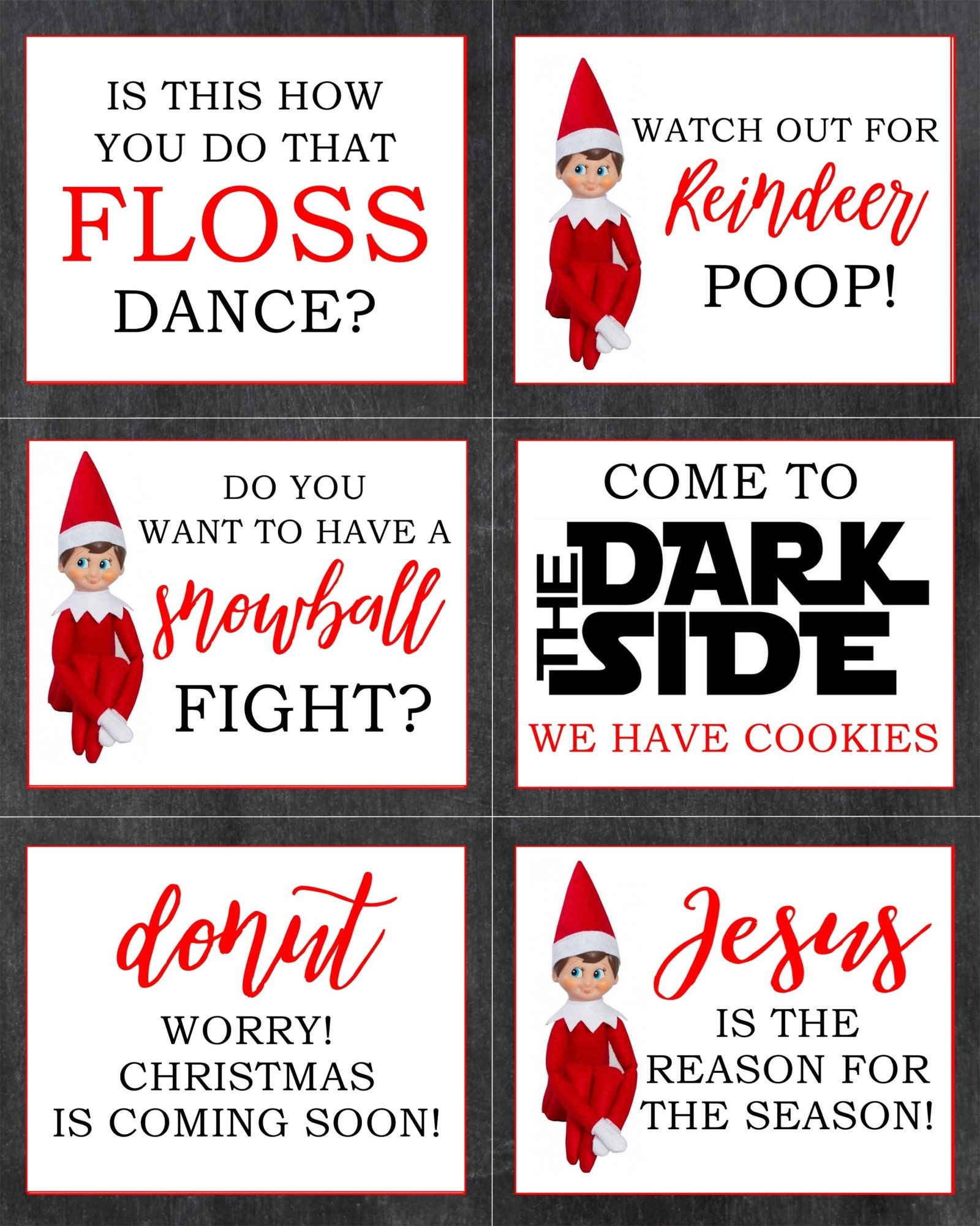 Elf On A Shelf Printables Free