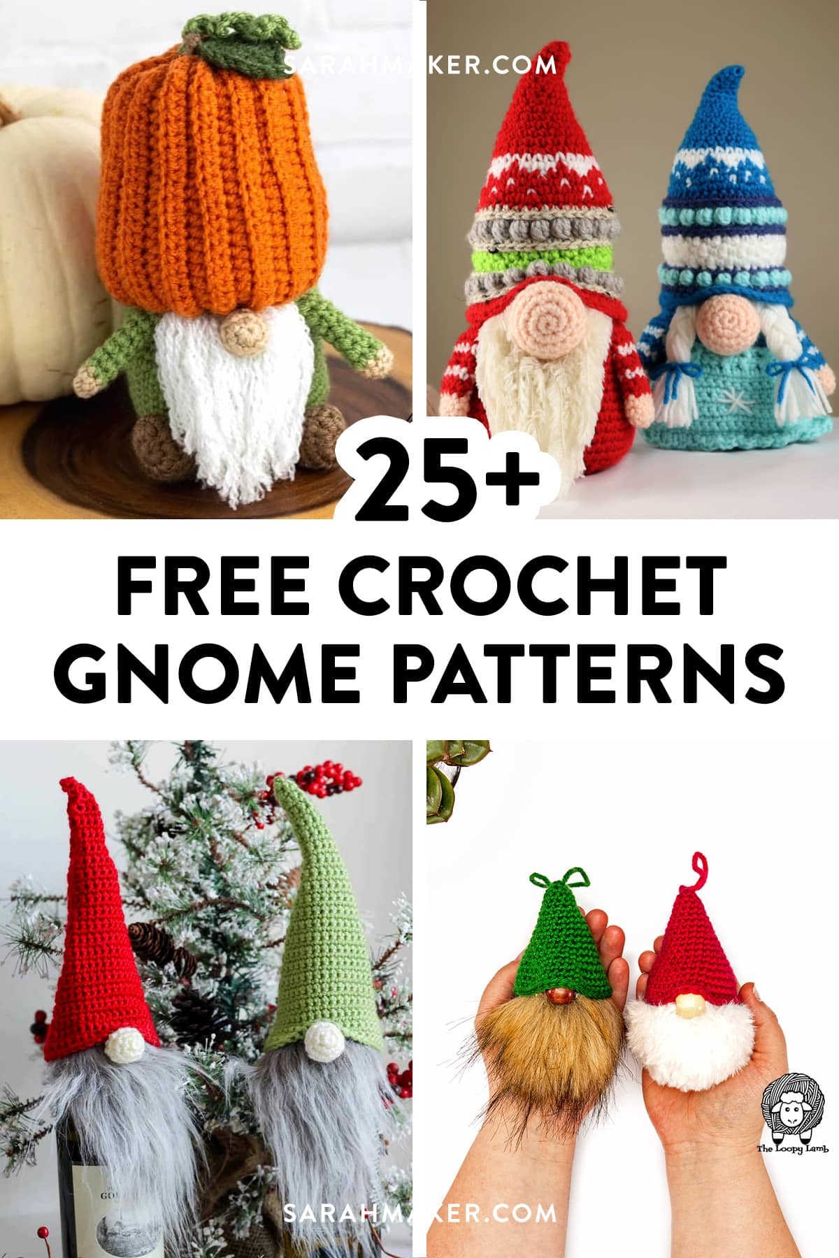 25 Free Crochet Gnome Patterns Sarah Maker