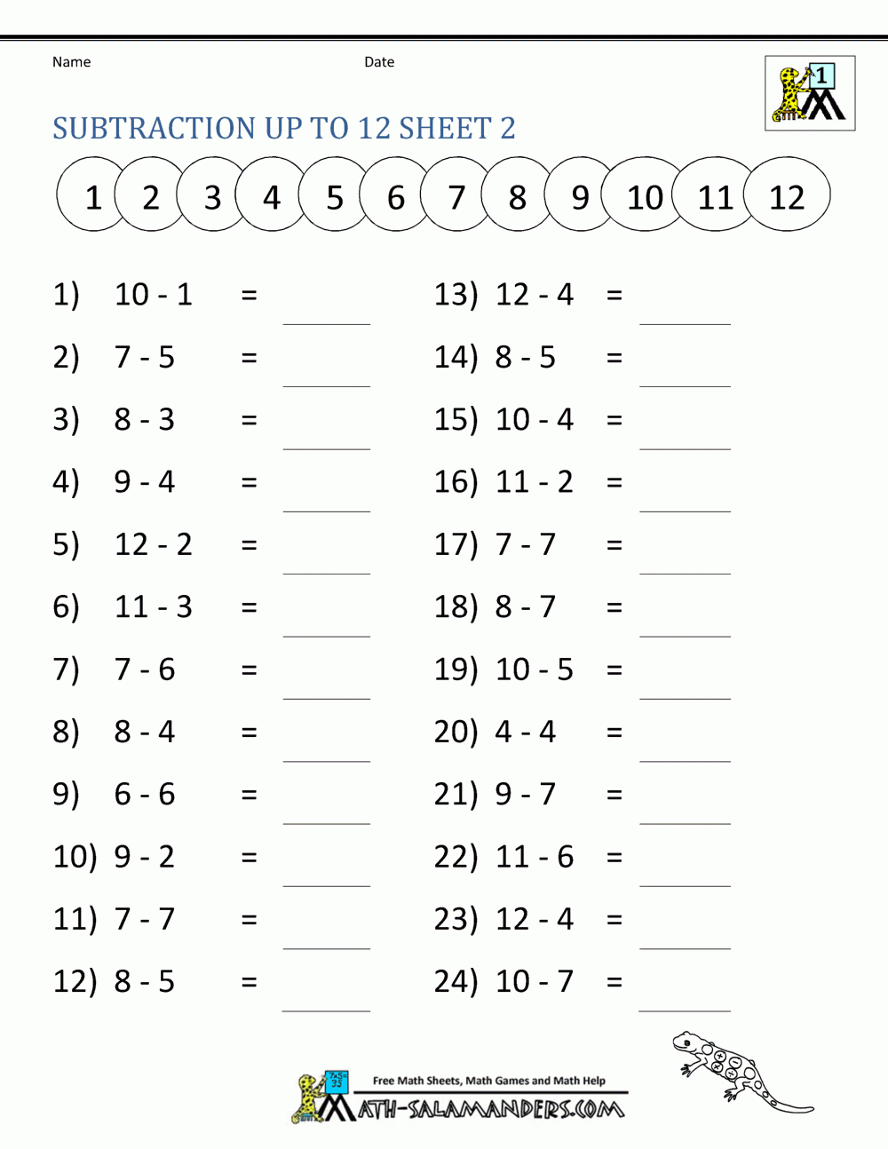 25 Of The Best 1st Grade Math Worksheets U0026 Free Printables The Worksheets Library