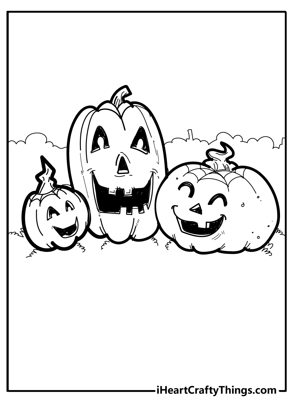 25 Pumpkin Coloring Pages Free U0026 Easy Printable PDFs 