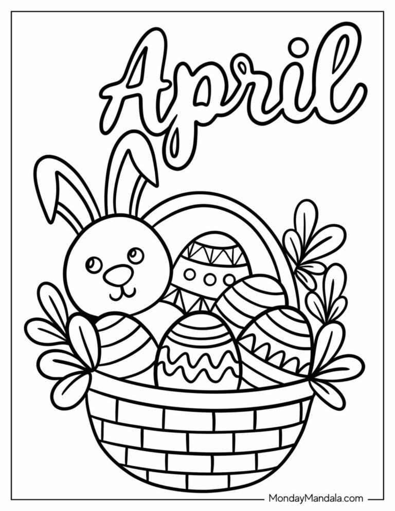 26 April Coloring Pages Free PDF Printables 