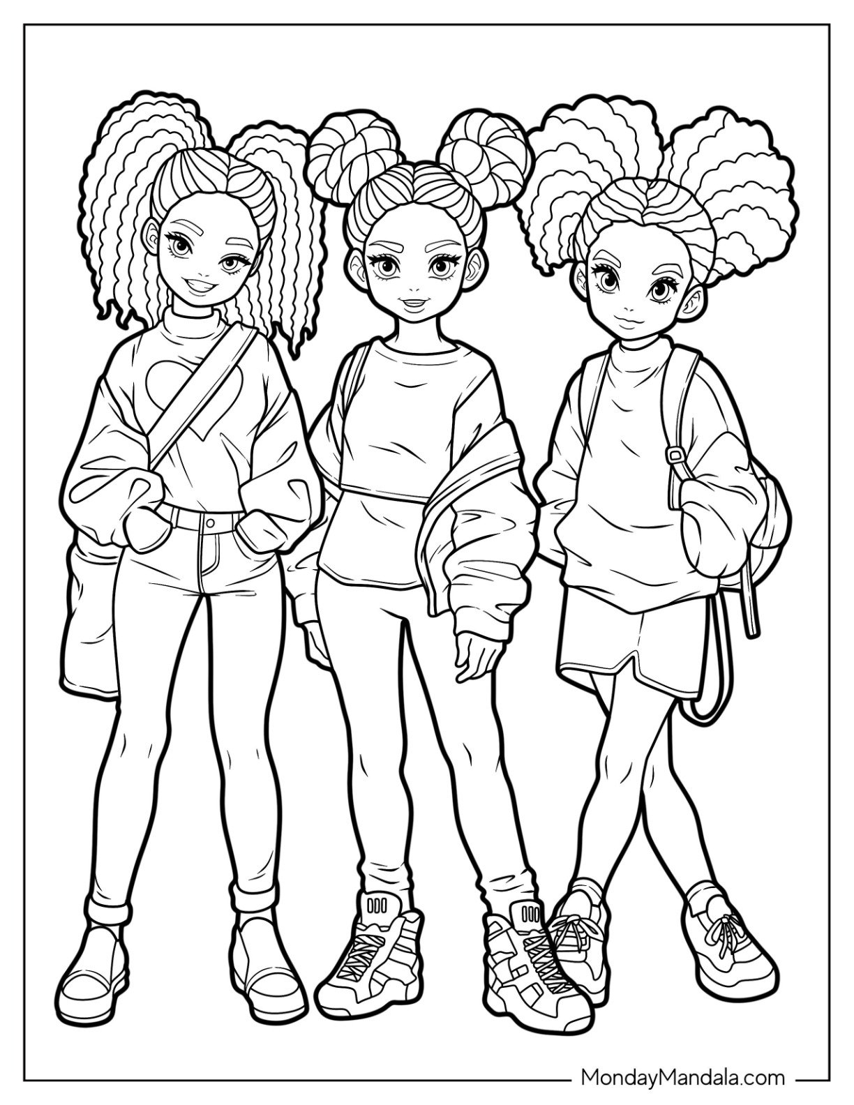 30 Black Girl U0026 Boy Coloring Pages Free Printables 