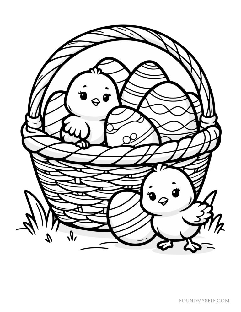 30 Free Printable Easter Coloring Pages