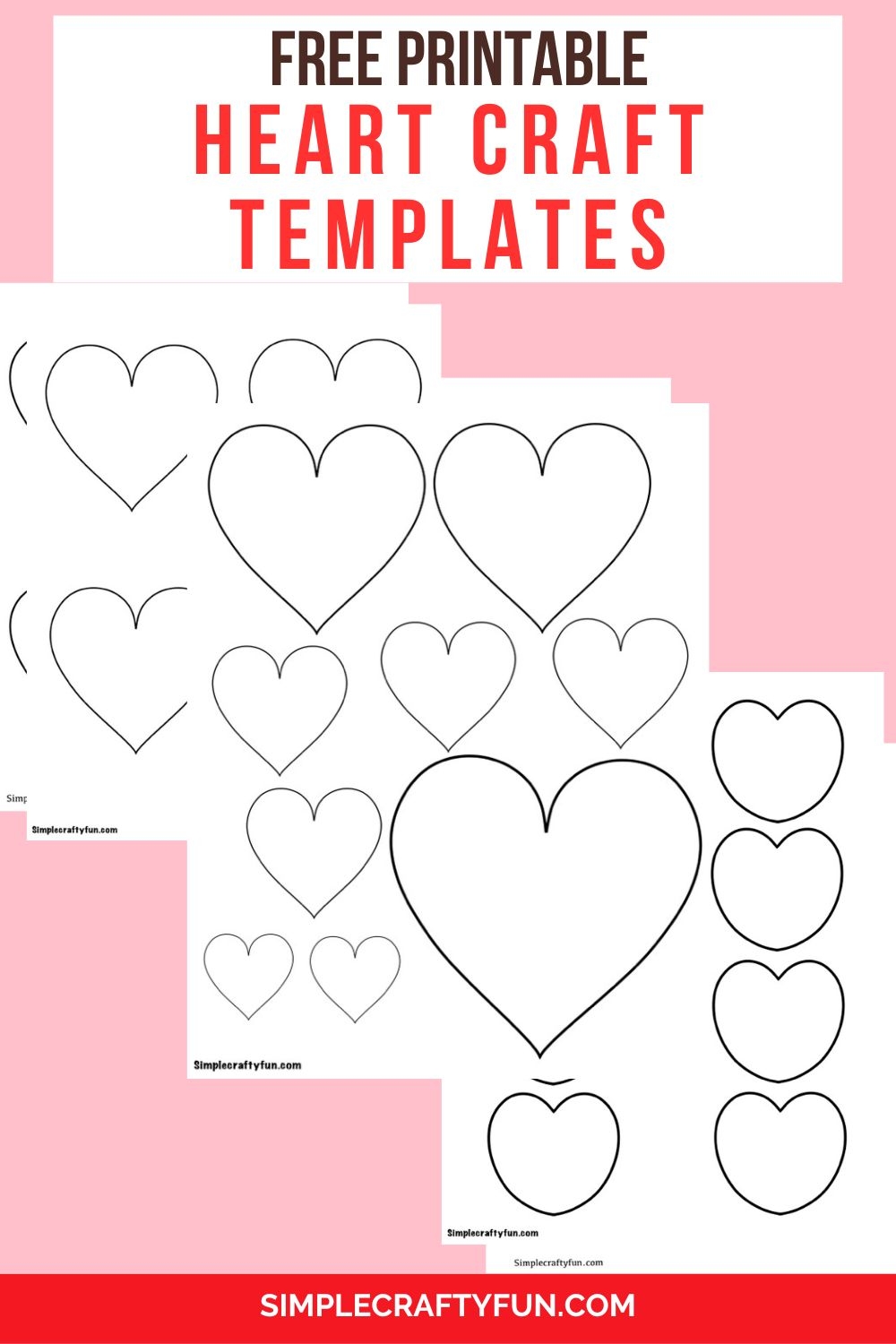Free Printable Pink Hearts