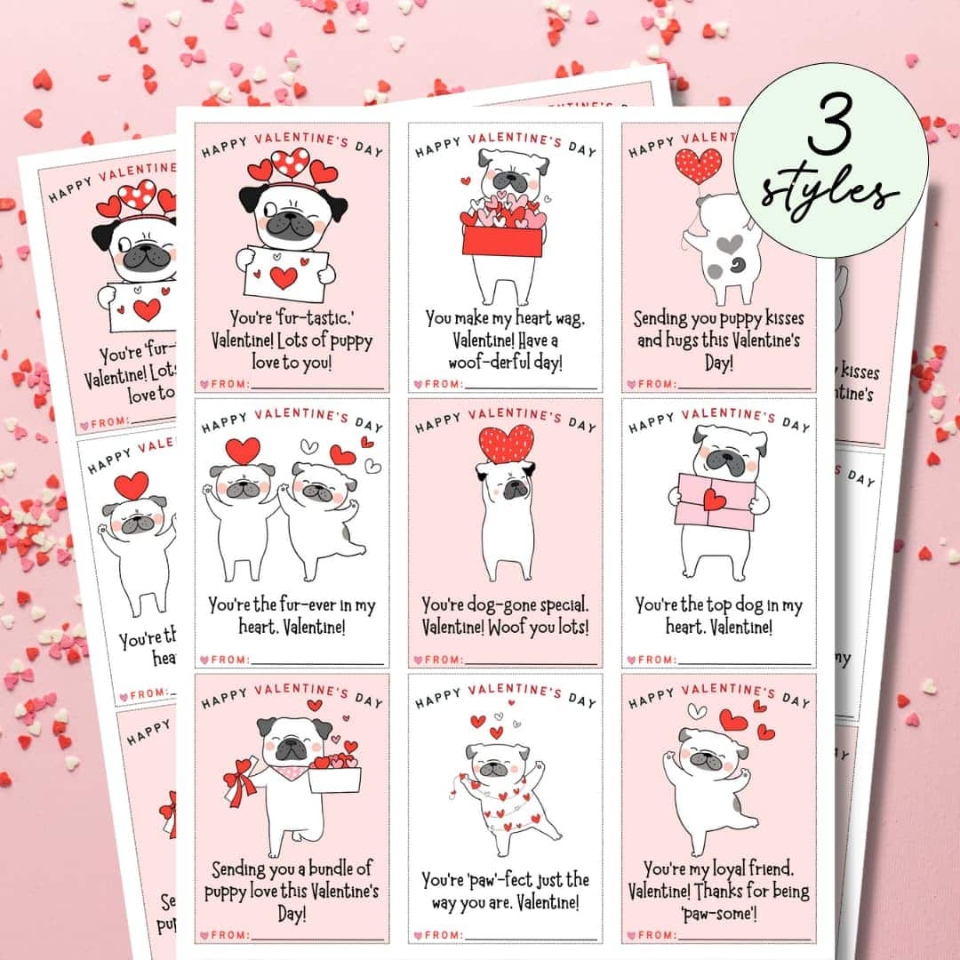 30 Free Printable Valentine s Cards For Kids Adorable Mindfulmazing