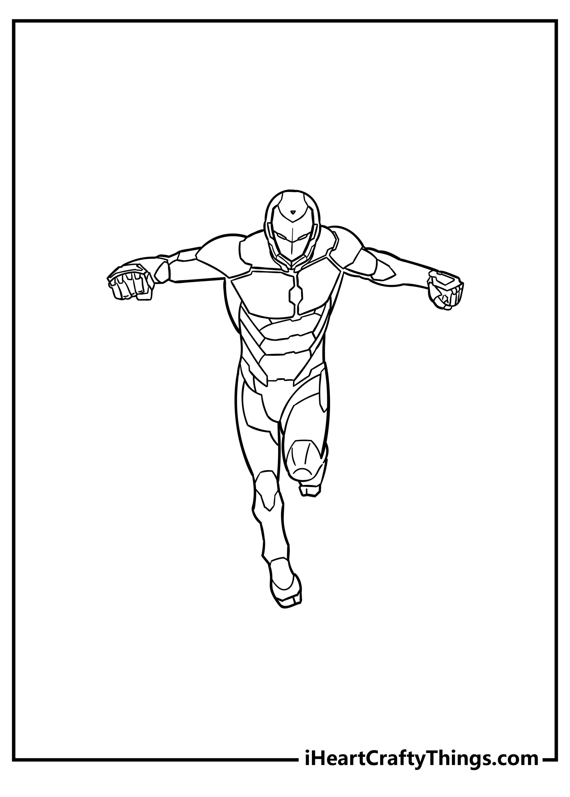 Iron Man Coloring Pages Free Printable