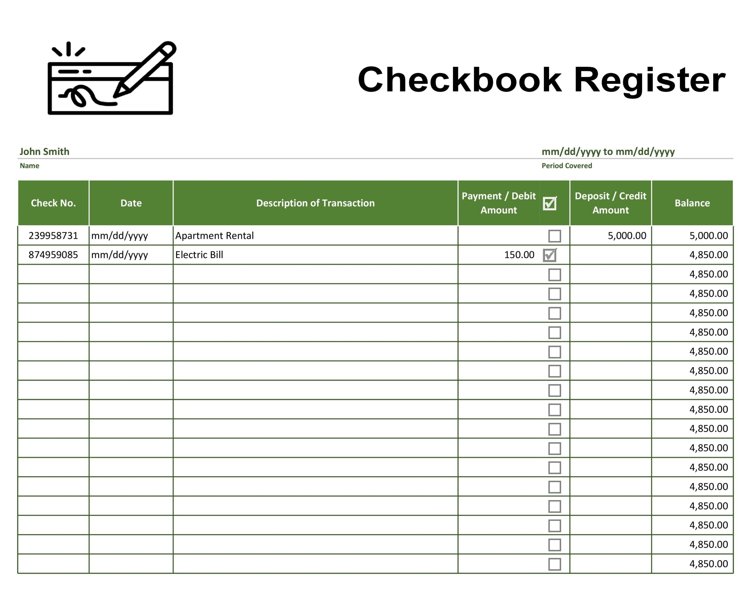 30 Printable Check Register Templates Excel TemplateArchive 30 Printable Check Register Templates Excel TemplateArchive