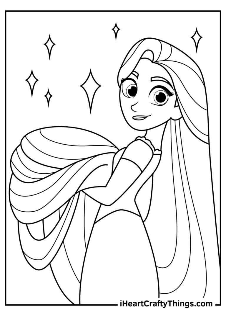 30 Rapunzel Coloring Pages 100 Free Printables 