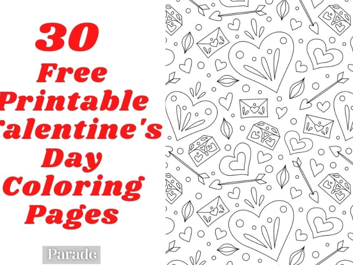 Valentines Day Coloring Pages Free Printable