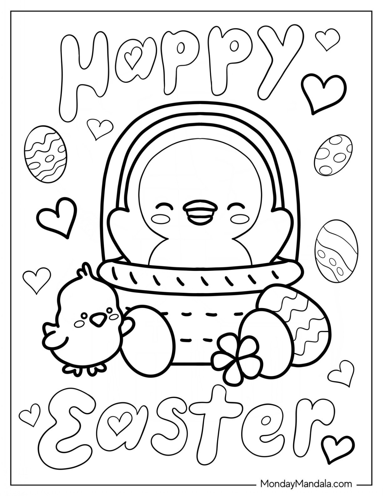 300 Easter Coloring Pages Free PDF Printables 