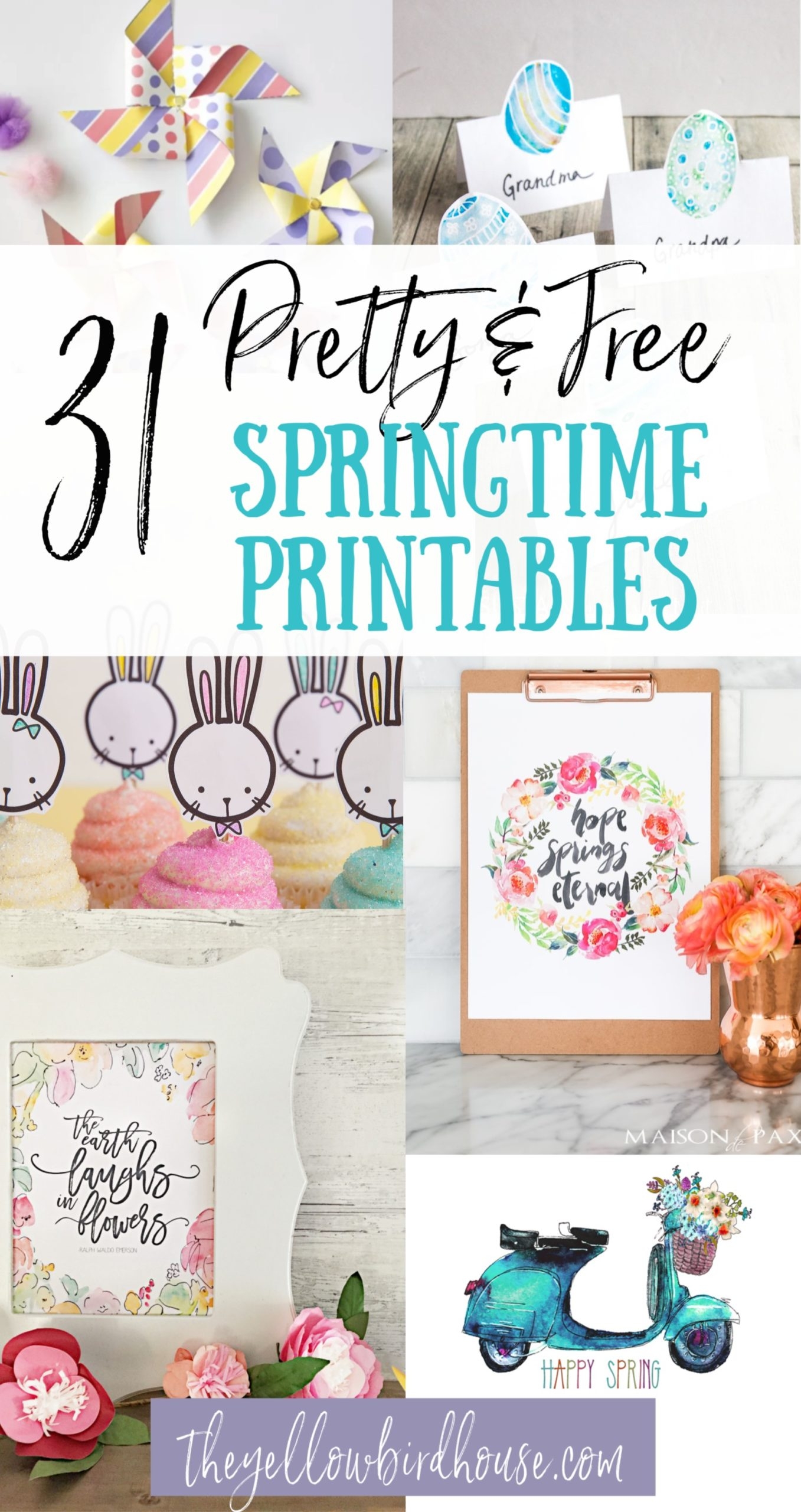 31 Pretty U0026 Free Springtime Printables The Yellow Birdhouse