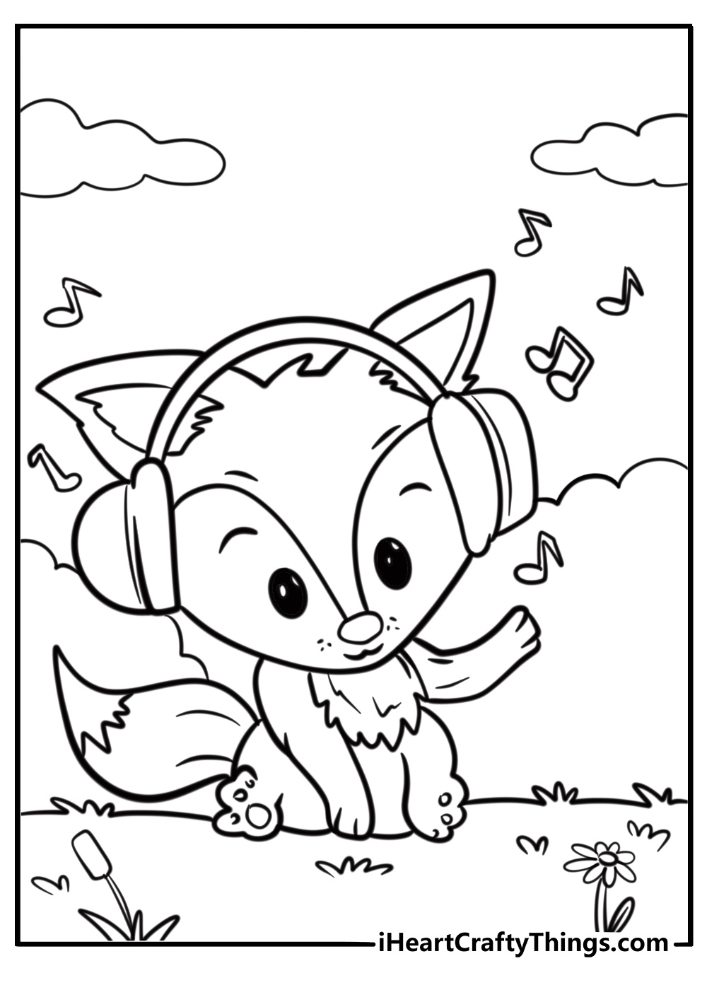 Free Printable Fox Coloring Pages