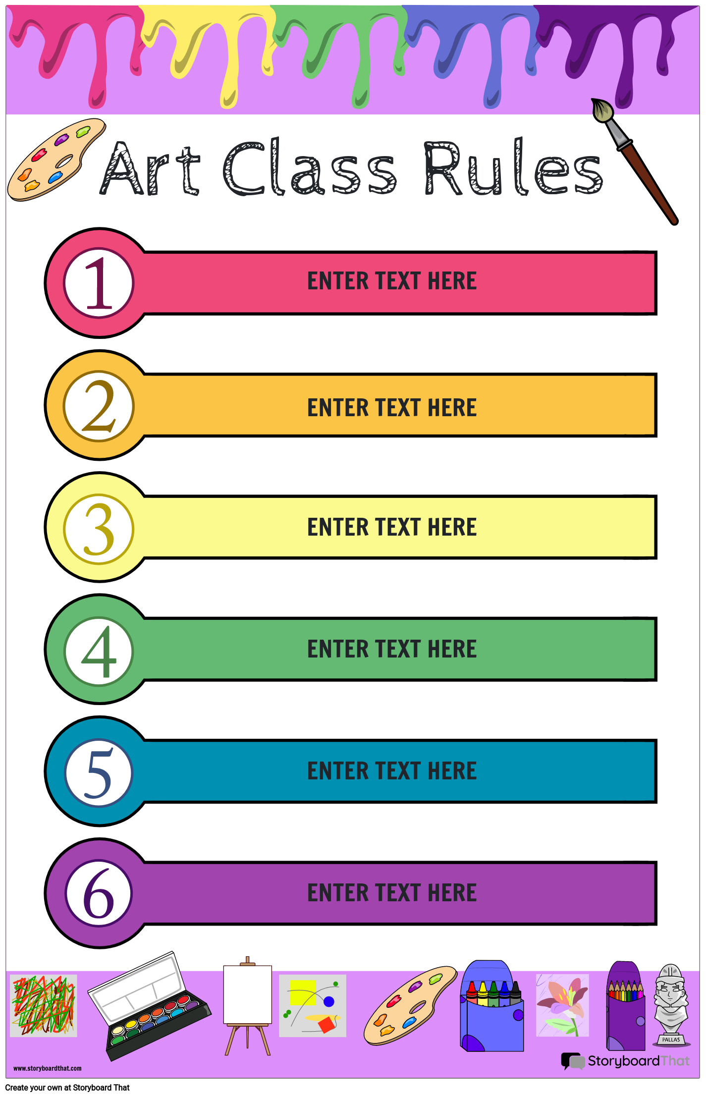 Classroom Rules Free Printable