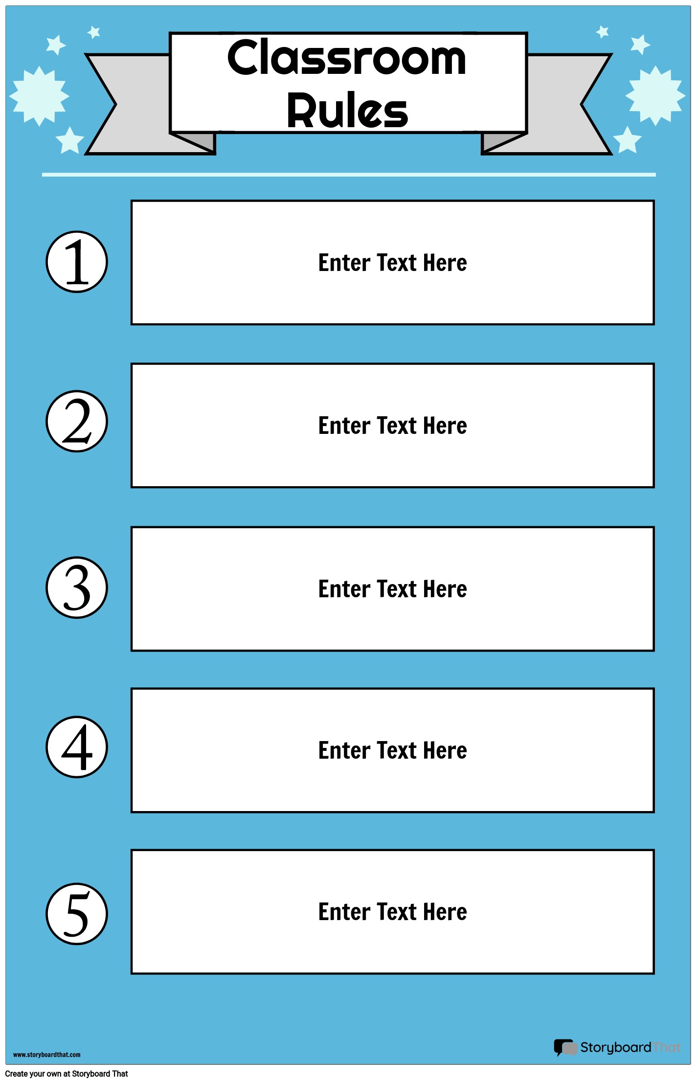 35 Free Customizable Classroom Rules Poster Templates