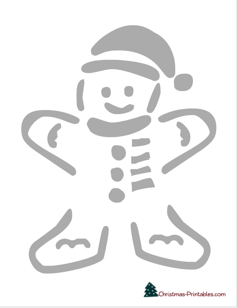 35 Free Printable Christmas Stencils