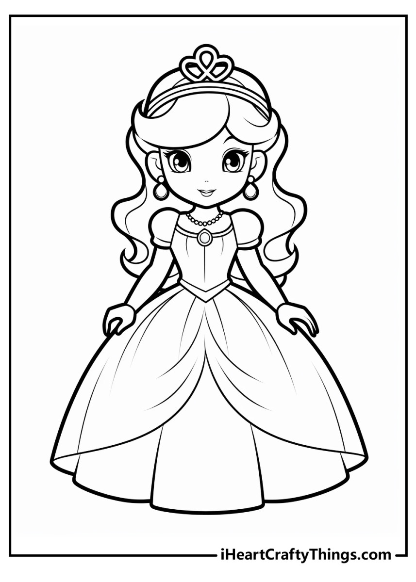 35 Princess Peach Coloring Pages For Mario Enthusiasts Parade