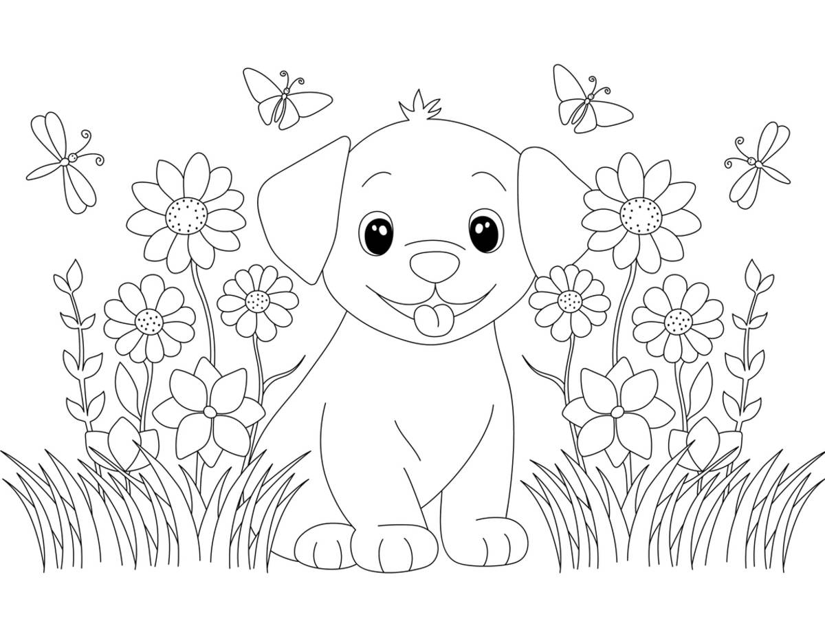 35 Puppy Coloring Pages Free Printable Parade