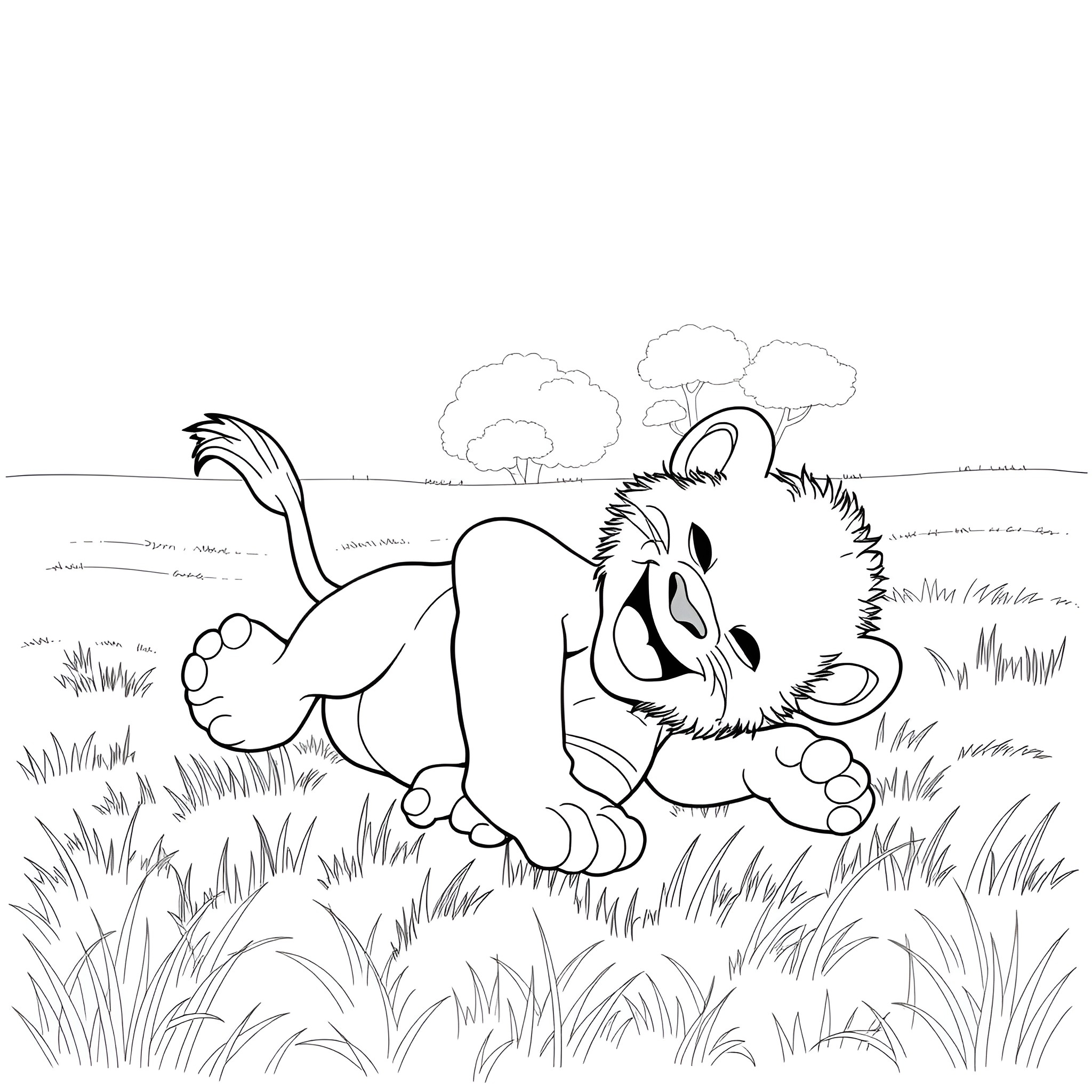 Lion Coloring Pages Free Printable