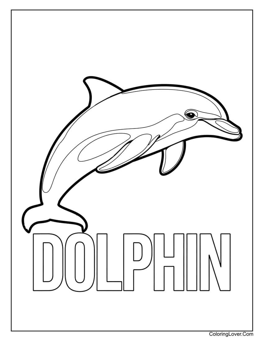36 Dolphin Coloring Pages Free Printables For All Ages 