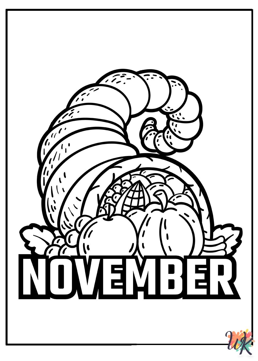 37 November Coloring Pages Get Creative U0026 Educational Fun