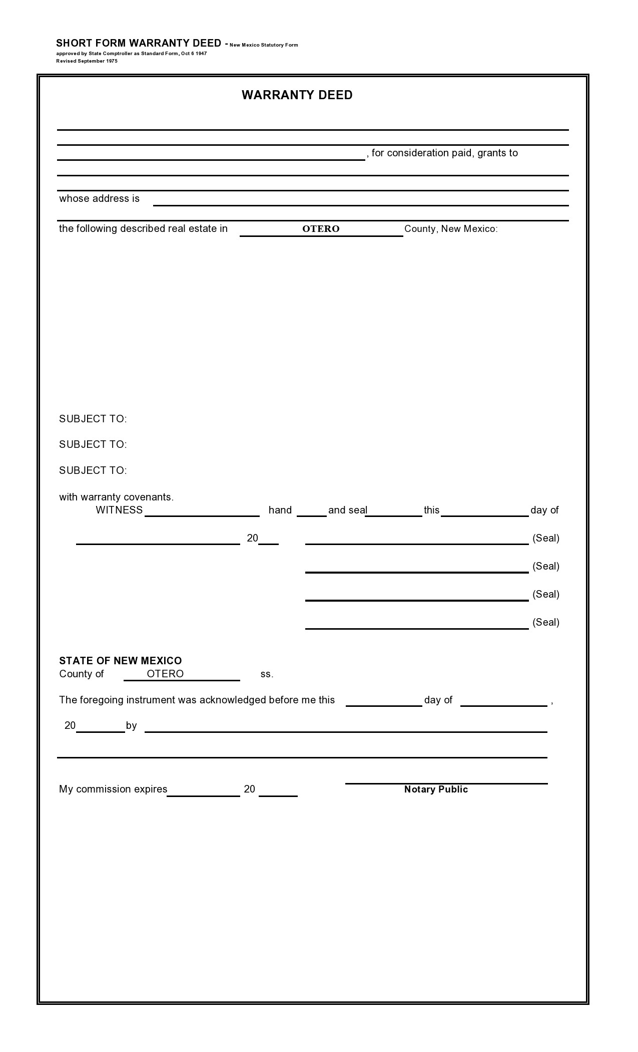 38 Warranty Deed Templates U0026 Forms General Special 