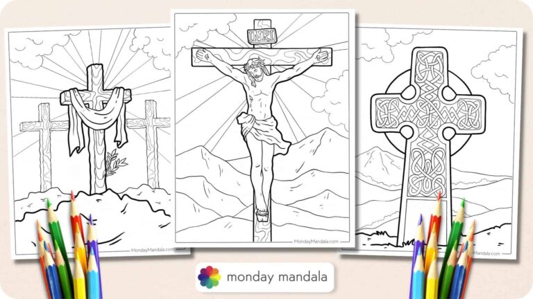 39 Cross Coloring Pages Free PDF Printables 