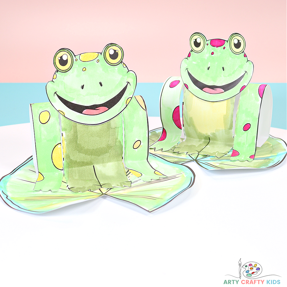 3D Printable Frog Craft Arty Crafty Kids