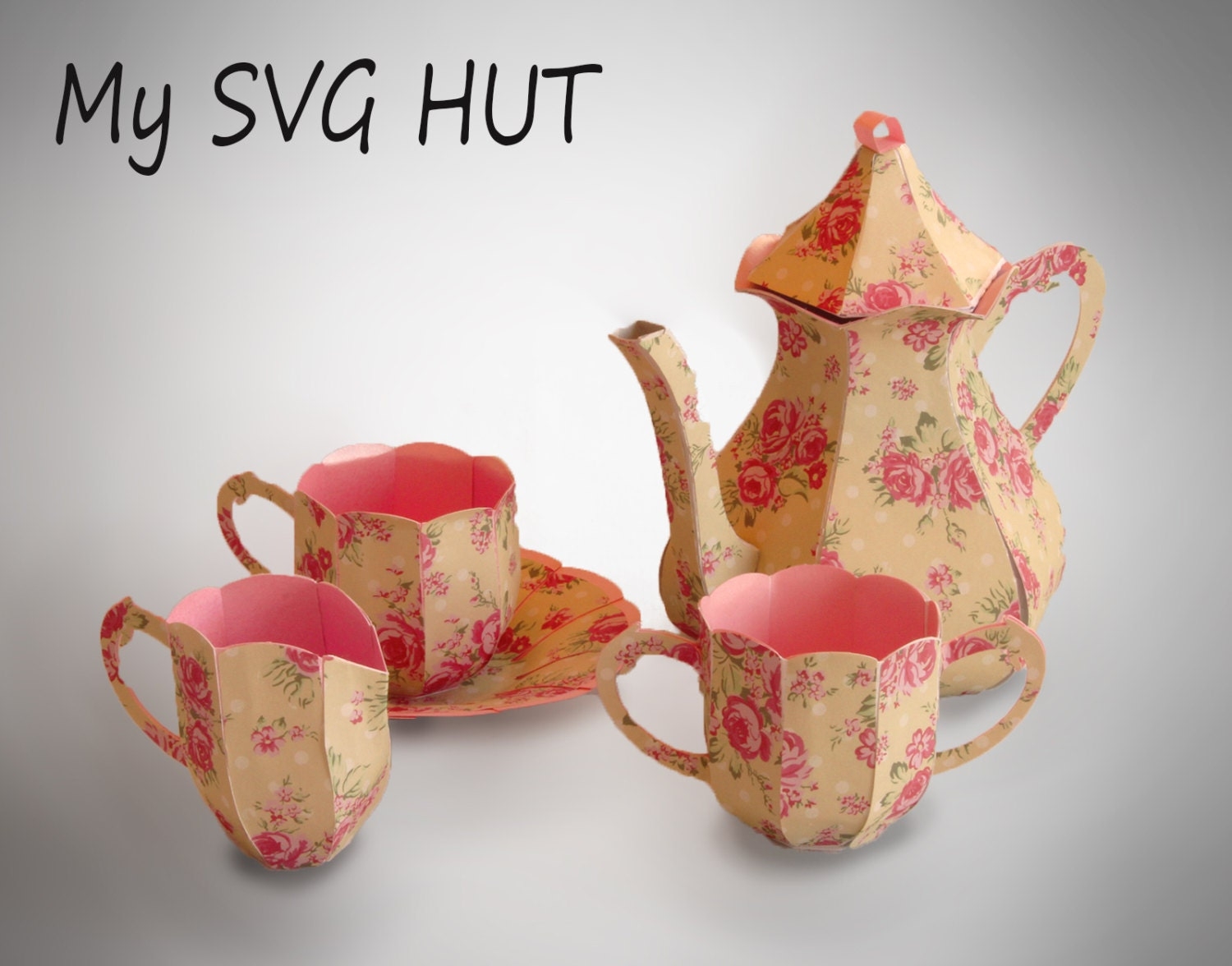 Free Printable 3d Tea Cup Template