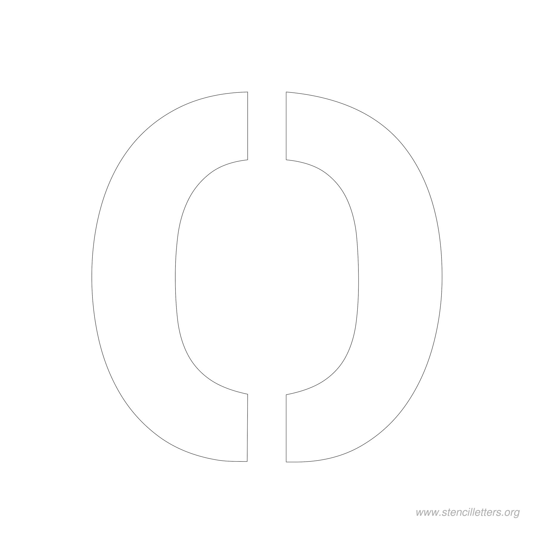 Free Printable 4 Inch Letter Stencils