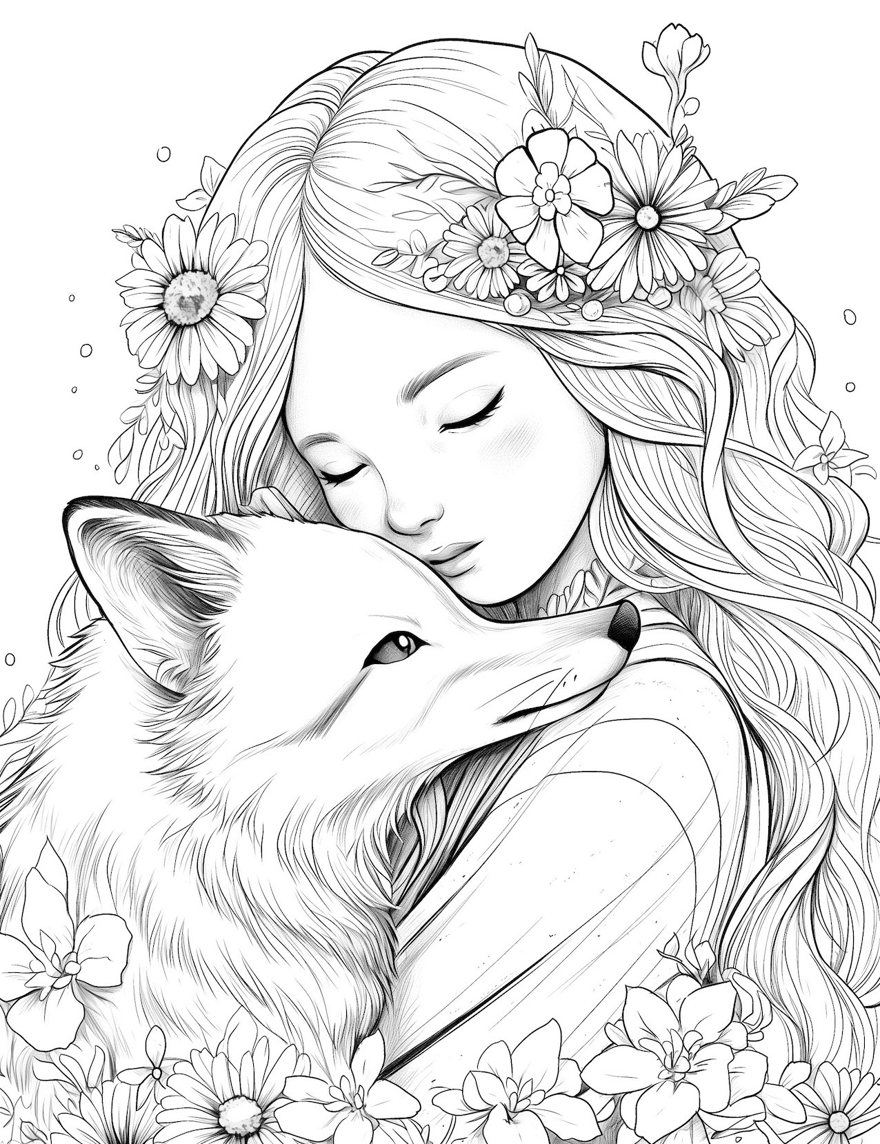40 Creative Fox Coloring Pages For Kids And Adults Our Mindful Life