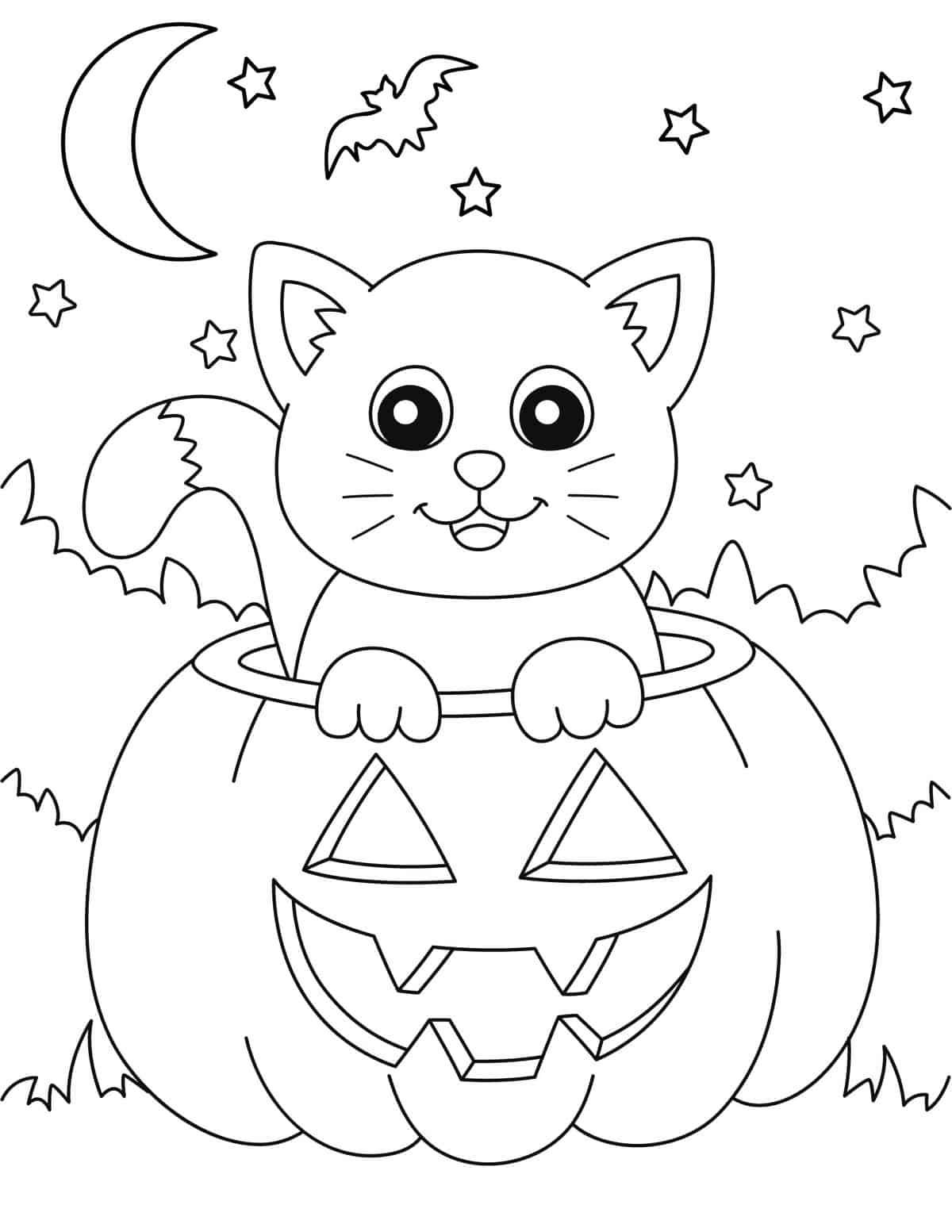 40 Free Halloween Coloring Pages For Kids And Adults Prudent Worksheets Library