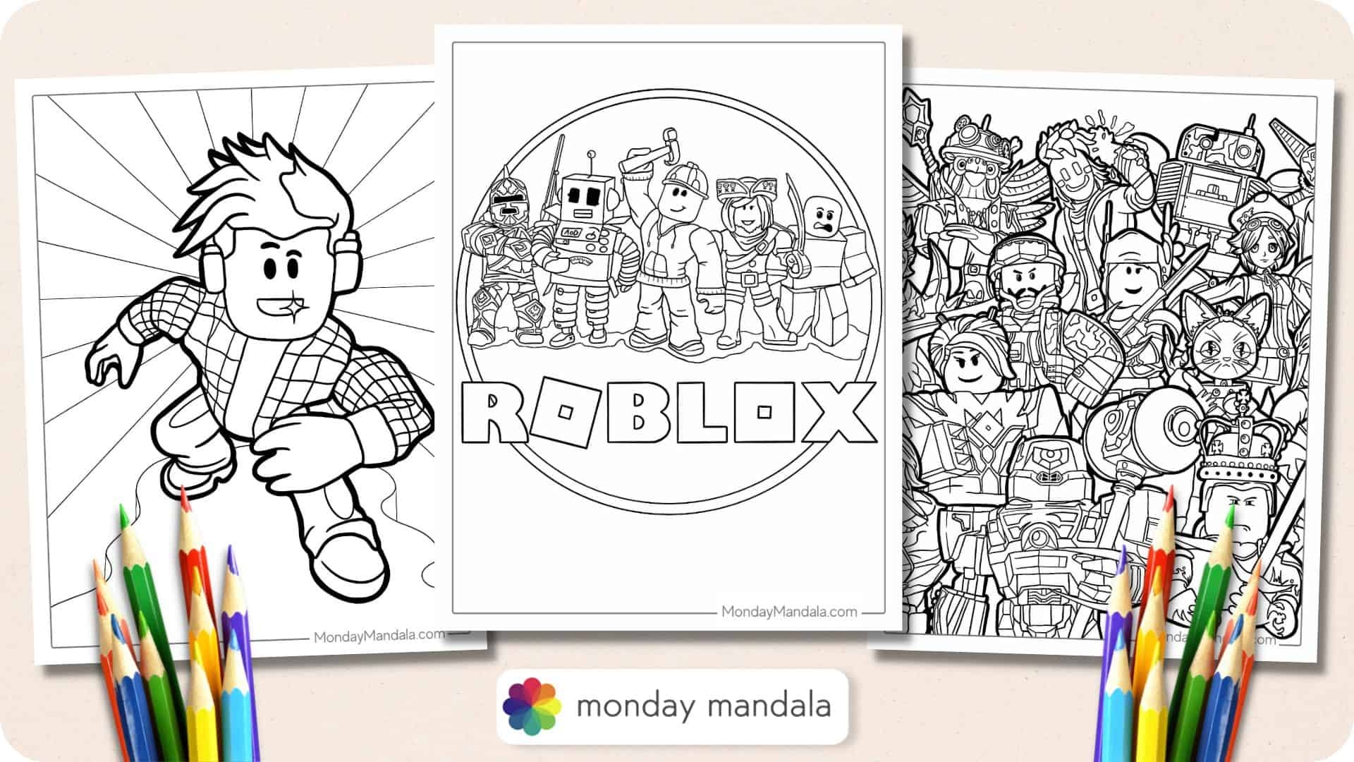 40 Roblox Coloring Pages Free PDF Printables 