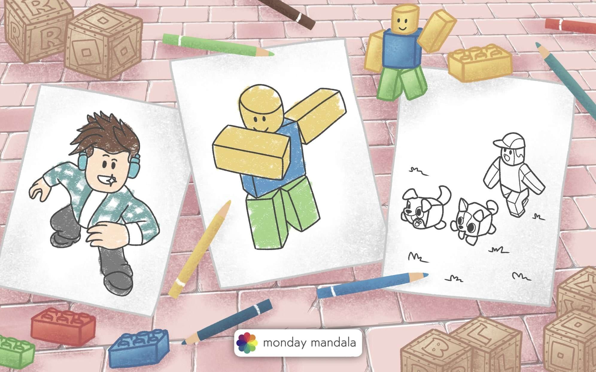 40 Roblox Coloring Pages Free PDF Printables 
