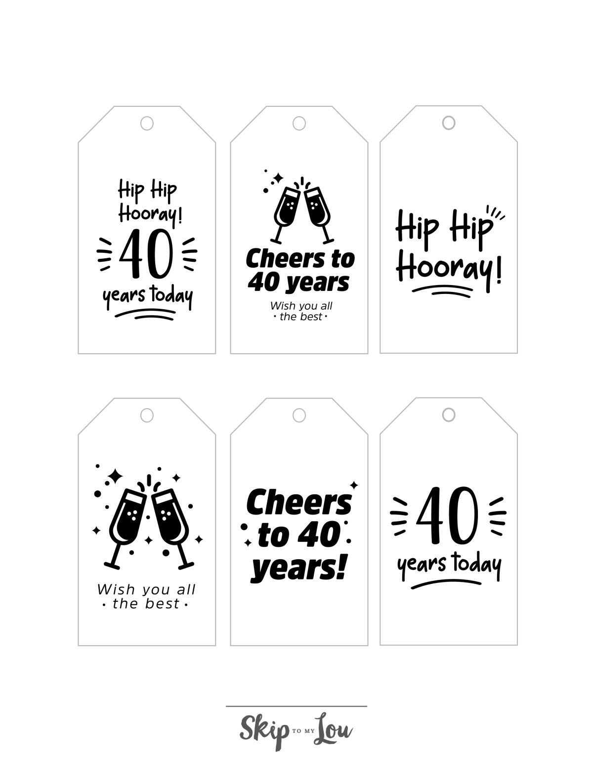 40th Birthday Gift Ideas Skip To My Lou