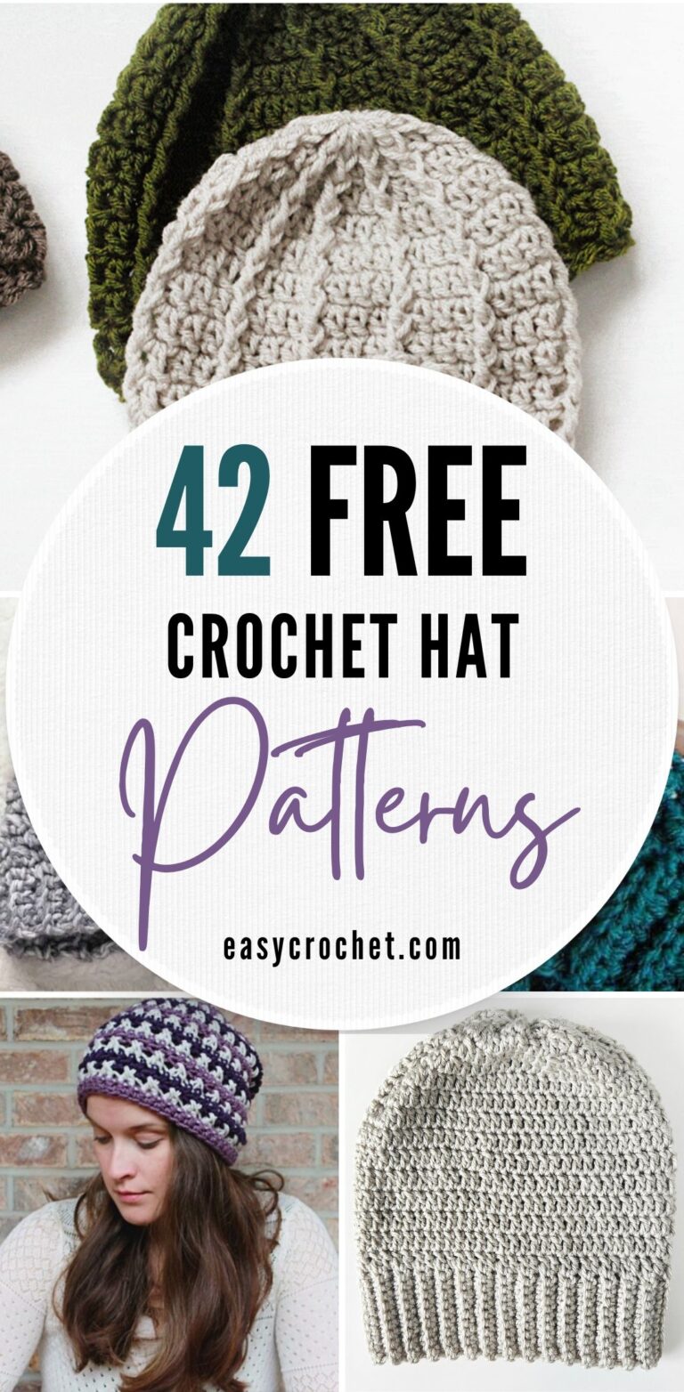 42 Free Beanie And Crochet Hat Patterns Easy Crochet Patterns