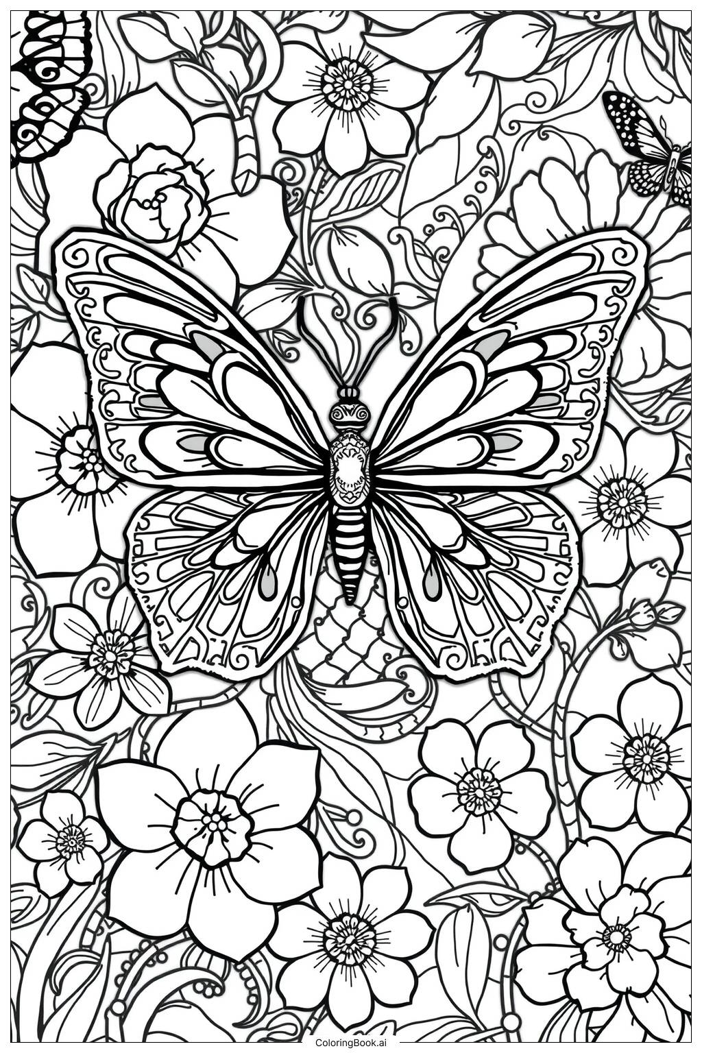 Free Printable Coloring Pictures Of Butterflies