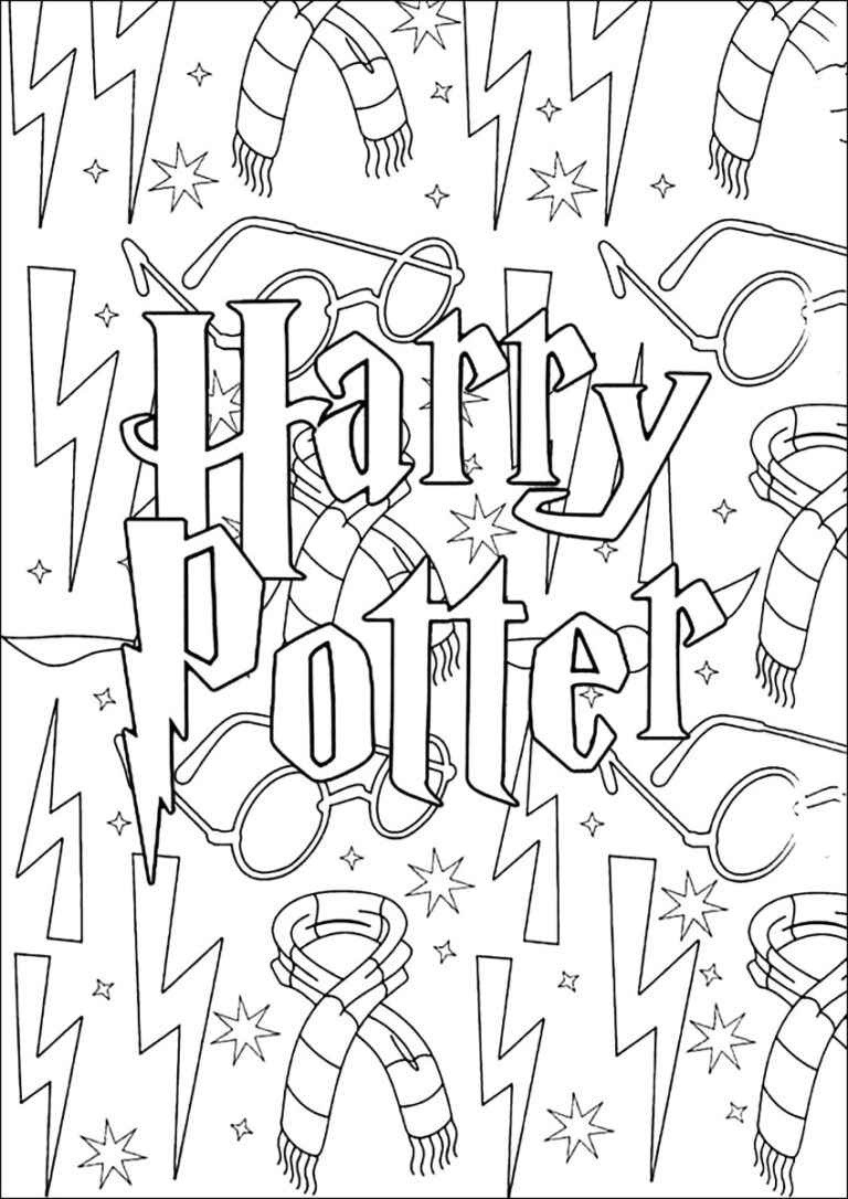 45 Harry Potter Coloring Pages Free Printable Parade