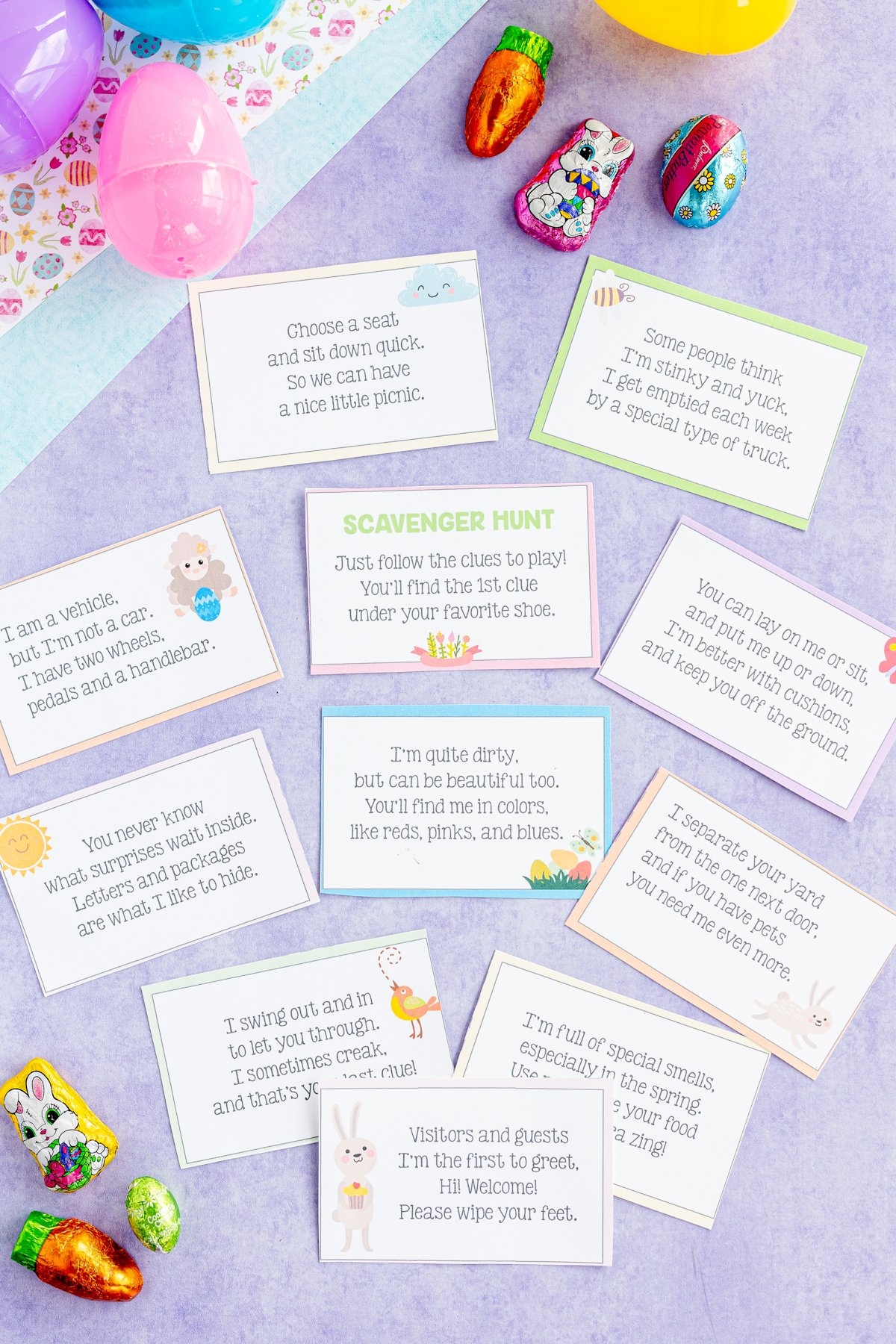 48 Free Printable Easter Egg Hunt Riddles Play Party Plan