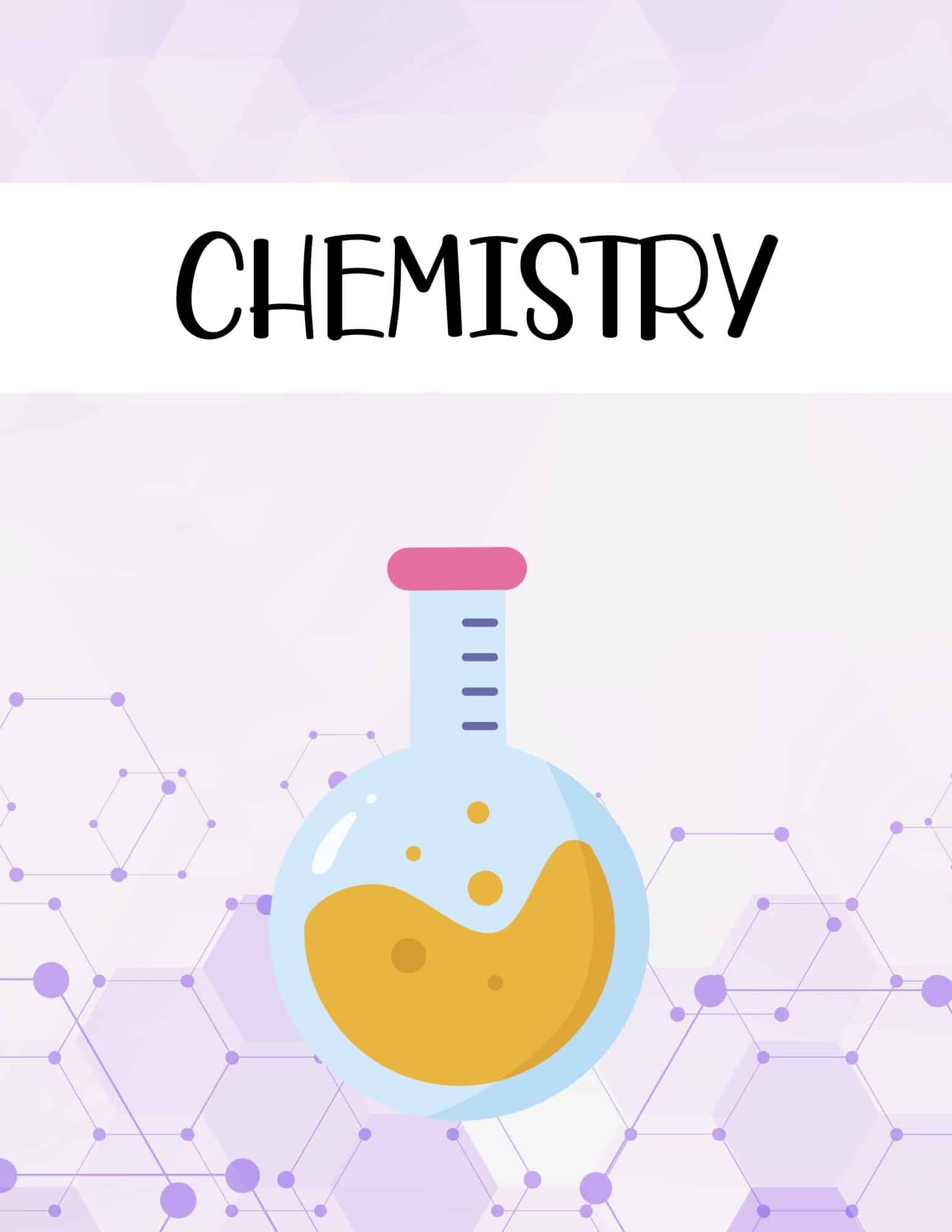 Science Binder Cover Printable Free