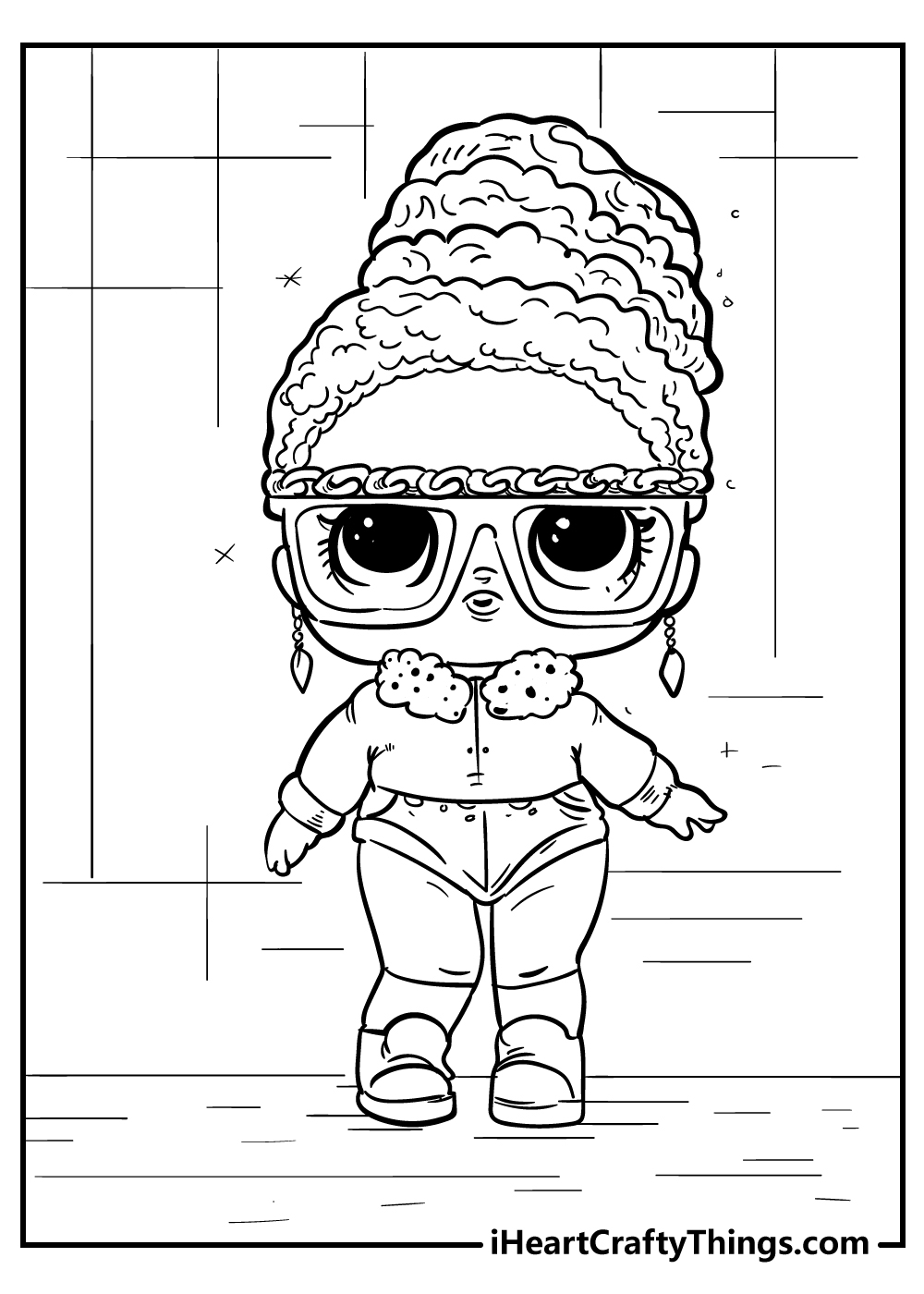 50 L O L Surprise Doll Coloring Pages Free Printables 