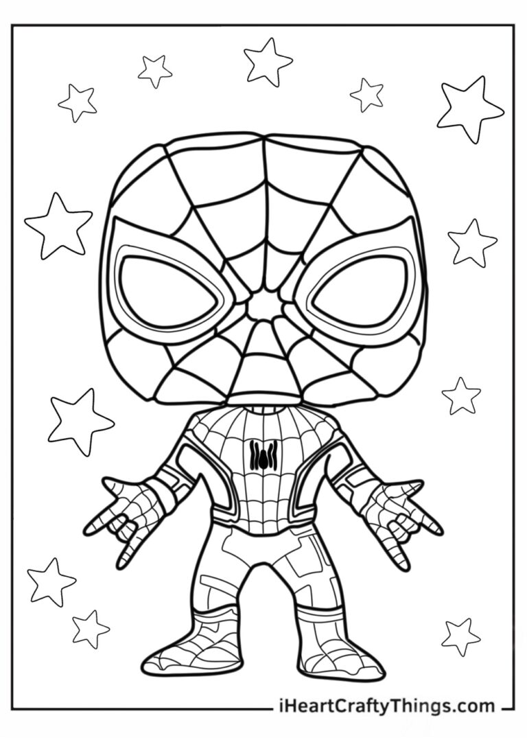 50 Spider Man Coloring Pages For Kids Free PDF Printables 