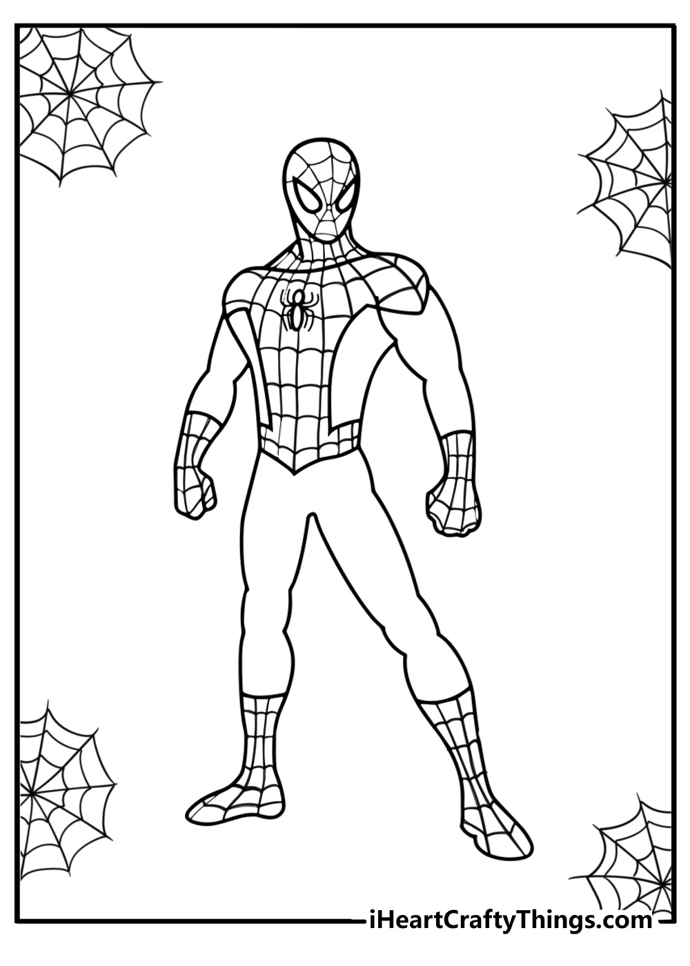 50 Spider Man Coloring Pages For Kids Free PDF Printables 