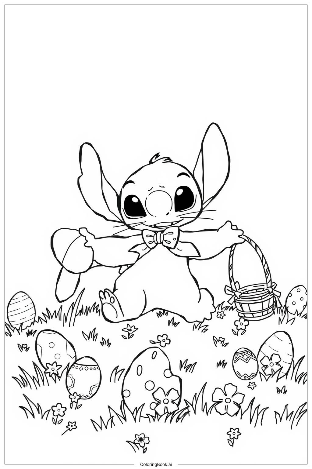 50 Stitch Coloring Pages Free PDF U0026 PNG Printables 