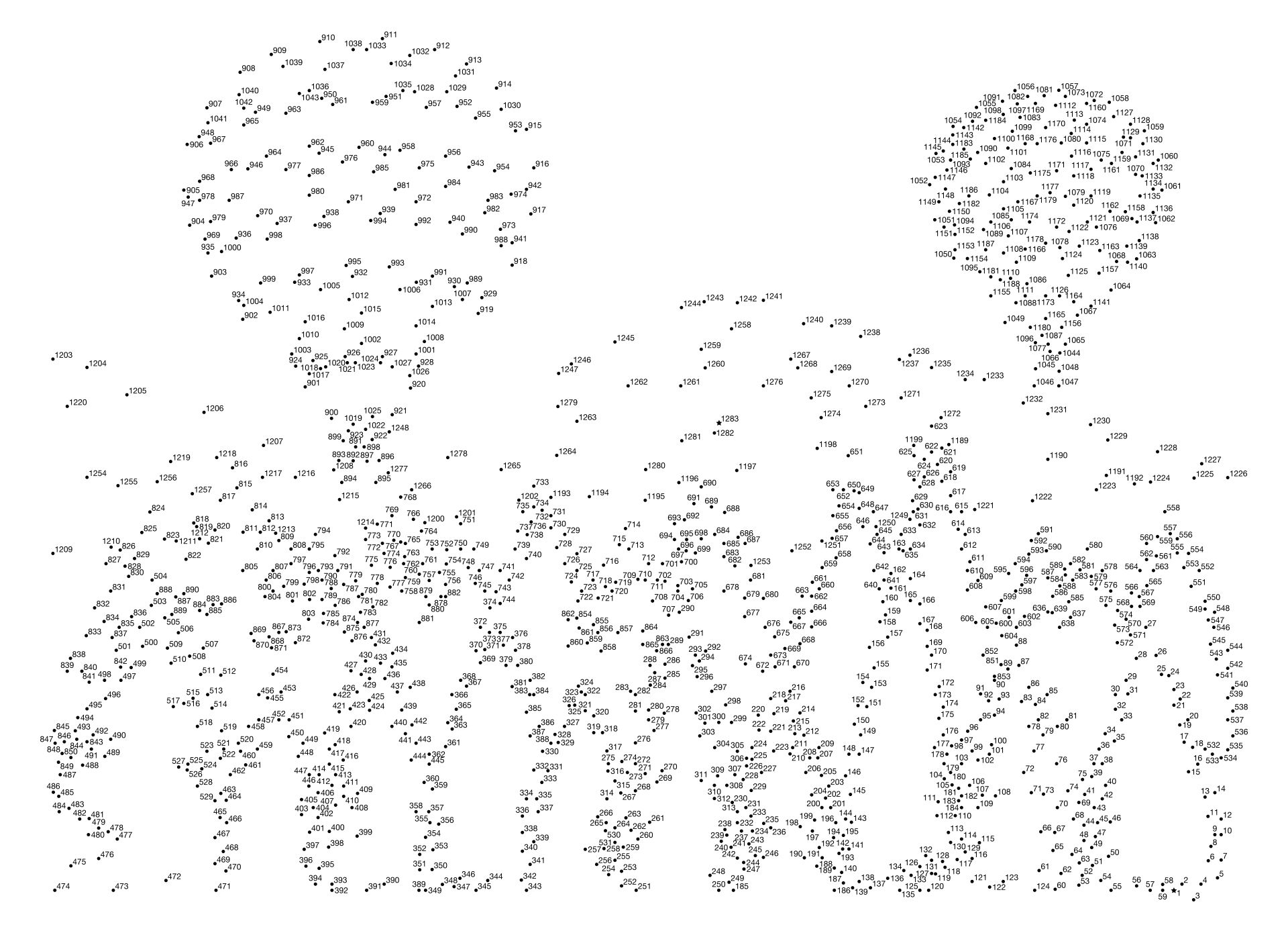 500 Dot To Dot 10 Free PDF Printables Printablee Worksheets Library