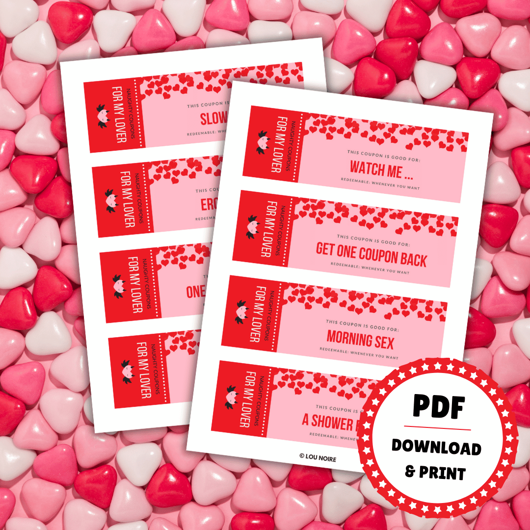 Naughty Coupons For Him Printable Free