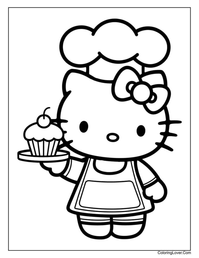 53 Hello Kitty Coloring Pages Free Printables For Kids 