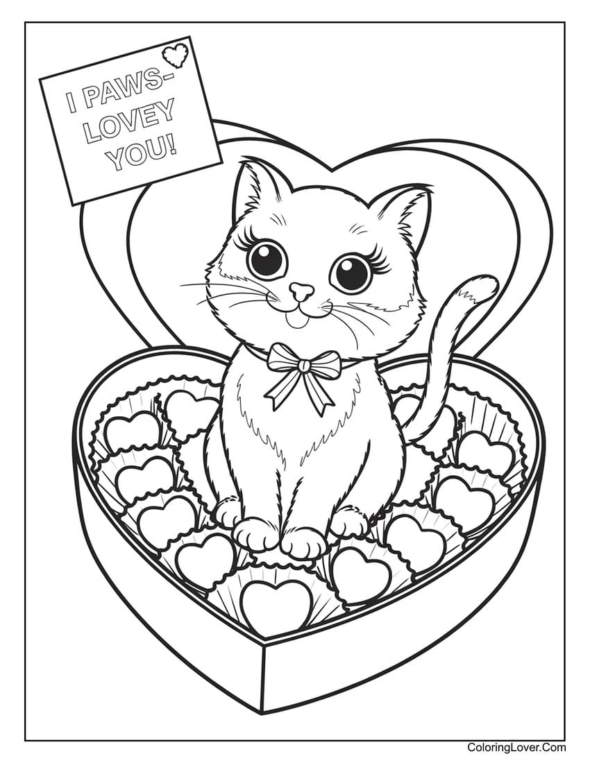 Free Cat Coloring Pages Printable