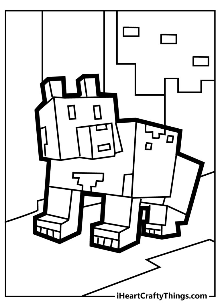 55 Minecraft Coloring Pages For Kids 100 Free Printables 