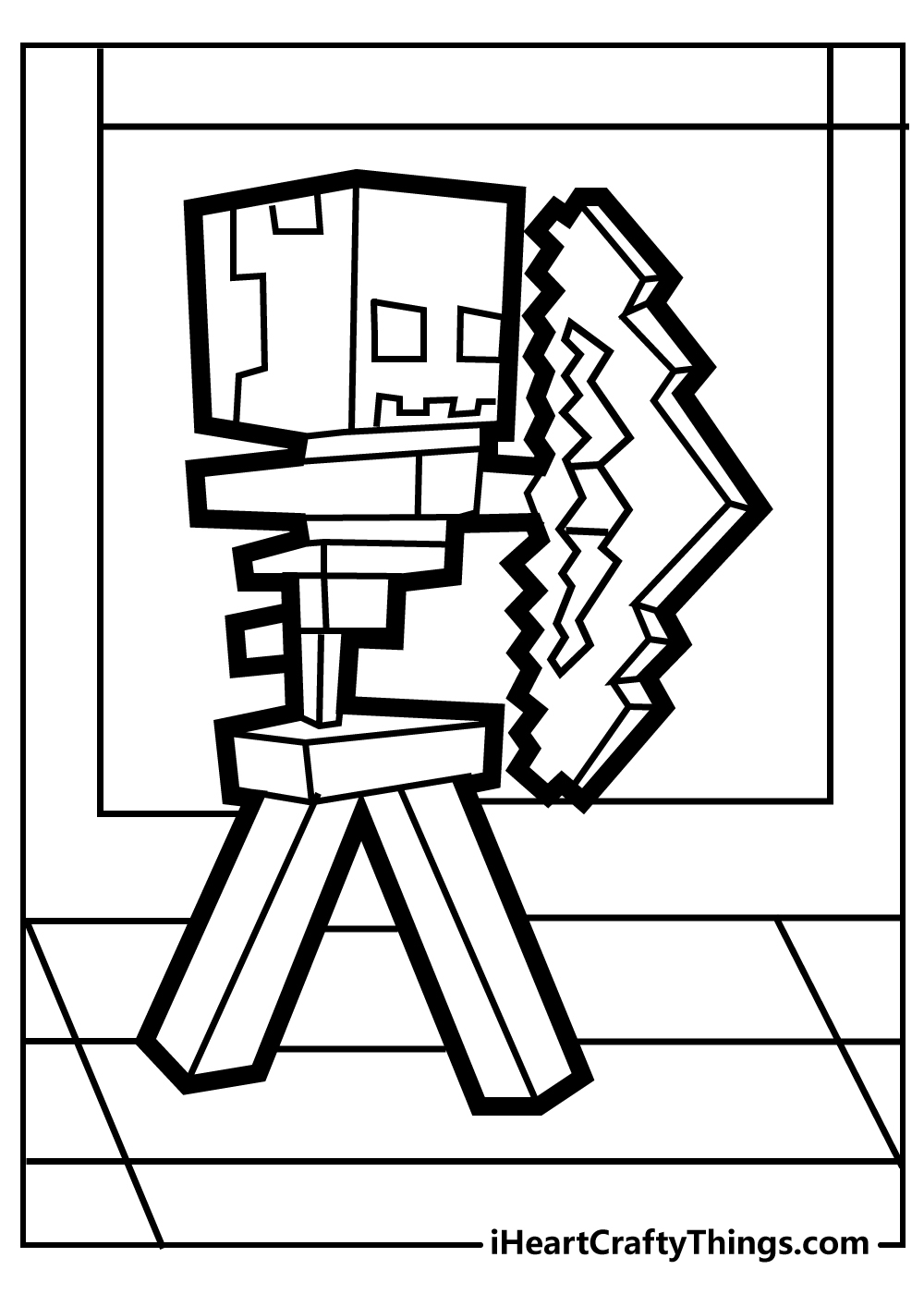 Minecraft Printable Coloring Pages Free